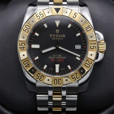 Vintage Tudor Hydronaut Sport Collection 20023 Two Tone 18k 